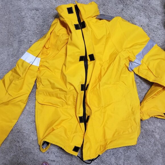New Neese Special Purpose Clothing Waterproof Jacket Yellow - Picture 4 of 12